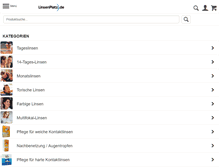 Tablet Screenshot of mobile.linsenplatz.de